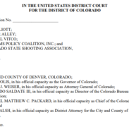 Elliott v Denver Lawsuit